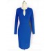 Women's Keyhole Bodycon Pencil Party Mini Dress
