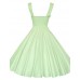 Women's 50s VTG Retro Rockabilly Hepburn Pinup Business Swing Dress 583