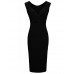 Women's Sexy Bodycon Party Plus Sizes Micro-elastic Sleeveless Knee-length Dress (Polyester)