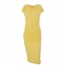Women's Sexy Bodycon Party Inelastic Short Sleeve Knee-length Dress (Knitwear)